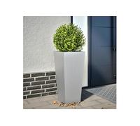 vidaXL Bac à plantes 35x35x75 cm acier galvanisé