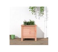 vidaXL Bac à plantes bois massif Douglas 40x40x39 cm Marron