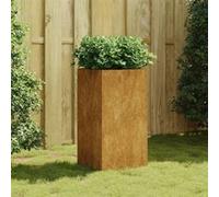 vidaXL Bac à plantes 40x40x80 cm acier corten