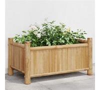 vidaXL Jardinière en bambou – 50 cm