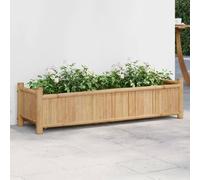 Jardinière 50x30x50 cm bambou lit surélevé pot de fleurs pot de fleurs vidaXL