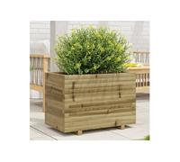 vidaXL Bac à plantes 70x40x49,5 cm Bois de pin imprégné