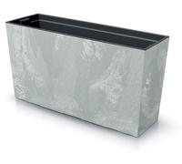 jardinière 77cm URBI CASE BETON EFFECT M DUC800ME-422U gris plastique PROSPERPLAST