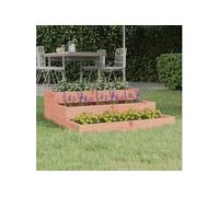 vidaXL Bac à plantes 78x78x27 cm Bois de Douglas massif