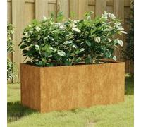 vidaXL Bac à plantes 80 x 40 x 40 cm en acier corten