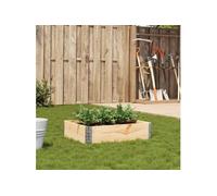 Vidaxl Jardinière 80x60 Cm Bois De Pin Massif