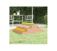 vidaXL Jardinière Bois Douglas - 80x80x27 cm
