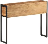Jardinière 90x20x68 cm Bois massif d'acacia