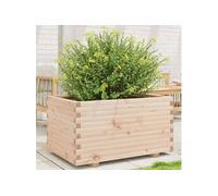 vidaXL Bac à plantes 90 x 60 x 49,5 cm bois de pin massif