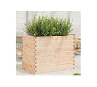 Jardinière 90x60x68,5 cm bois de pin massif, jardinière d'extérieur, bac à fleurs, bac à tomates, jardinière de 3282499