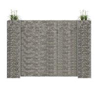 Jardinière à Gabion en H Fil d'Acier 260x40x180 cm Parterre Surélevé vidaXL