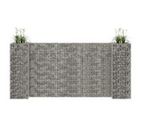 Jardinière à Gabion en H Fil d'Acier 260x40x180 cm Parterre Surélevé vidaXL