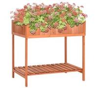 vidaXL Jardinière pour herbes aromatiques 80x60x80 cm bois massif sapin