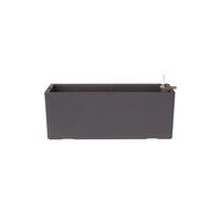 Jardinière ARTEVASI Rimini - 20 x 51 x H 20 cm - 17 L - Gris anthracite - Design contemporain