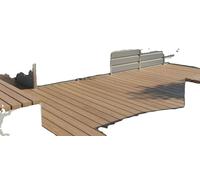 Jardinière, acier gris clair, 400 cm x 80 cm x 45 cm, adaptée à une utilisation en intérieur et en extérieur, design moderne, capacité d'accueil des plantes