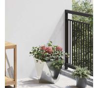 Vidaxl Jardinière Argent 30 X 30 X 30 Cm Acier Galvanisé