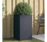 vidaXL Bac à plantes anthracite 42 x 38 x 75 cm acier