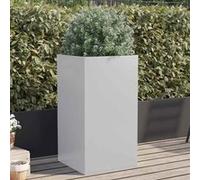 vidaXL Jardinière Argenté 42x38x75 cm Acier Galvanisé