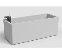 Jardiniere - ARTEVASI - Rimini SWS 51 MA - Intérieur/extérieur - Plastique - L51 cm x l21 cm x H20 cm - Gris clair