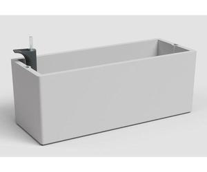 Jardiniere - ARTEVASI - Rimini SWS 51 MA - Intérieur/extérieur - Plastique - L51 cm x l21 cm x H20 cm - Gris clair