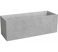Jardinière ARTEVASI SYDNEY, Plastique Gris Clair, 80 cm, 57 L, 79.5x29.5x29.5 cm