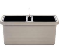 Jardinière auto-arrosante Berberis DUO taupe