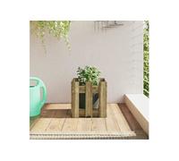 vidaXL Jardinière clôture design 30x30x30 cm