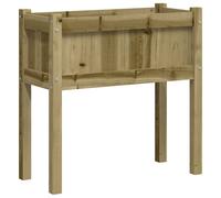 Jardinière avec pieds 70x31x70 cm bois de pin imprégné