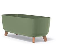 Jardinière avec Pieds Gracia Case Vert Terre 58 x 24 x 23,5 cm