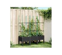 vidaXL Jardinière avec Treillis 367958