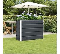 Jardiniere - bac a fleur Vidaxl Jardinière Anthracite 100 x 40 x 75 cm Acier