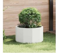 Jardiniere - bac a fleur Vidaxl Jardinière Blanc 60 x 60 x 35 cm Acier