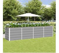 Jardiniere - bac a fleur Vidaxl Jardinière Gris clair 240 x 80 x 75 cm Acier