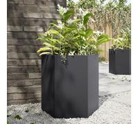Jardinière Bac à Fleurs Pot de Plantes Jardin Rouillé Acier Corten vidaXL