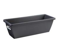 Jardinière balcon rectangulaire ELHO Barcelona 40 Anthracite 8 L plastique drainage intégré Anthracite G
