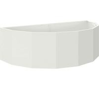 Jardinière Blanc 120 x 60 x 35 cm Acier