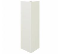 Jardinière blanc triangulaire 30x26x75 cm acier