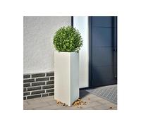 VIDAXL Jardinière triangulaire 40x34,5x70 cm Blanc