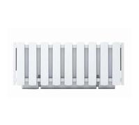 Jardinière Boîte À Fleurs À Suspendre 38cm Blanc Prosperplast Boardee Fencycase Multicolore