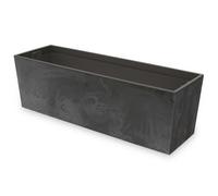 Jardinière - BOTLE - 77 cm - Plastique - Béton - Rectangulaire