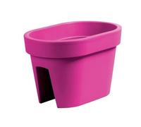 Jardinière - BOTLE - Ovale - Fuchsia - 39,5 cm - Plastique
