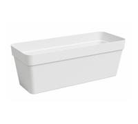 ARTEVASI Jardiniere CAPRI - Rectangulaire - Plastique - Blanc L49,9 x P20 x H18,1cm