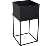 Jardinière carrée LOFT42 Flora – Métal – Noir
