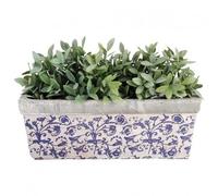 Jardinière céramique bleu