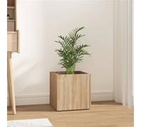 vidaXL Jardinière Pot de fleurs Chêne Sonoma 40x40x40 cm Bois d'ingénierie