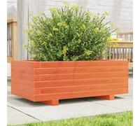vidaXL Bac à plantes brun cireux 70 x 40 x 26,5 cm Pin massif