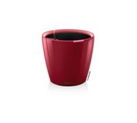 Lechuza - Pot de Fleurs d'Interieur - Premium Classico Ls - Réserve d'Eau Intégrée - Coloris Rouge Scarlet - Ø 21 X 20 cm