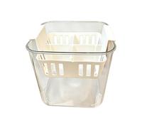 Jardinière - Conteneur de culture double couche à 4 compartiments, système de pot en filet transparent, panier de relevable | Pots de culture de propagation pour intérieur, balcon