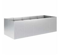 Jardinière contre la corrosion - vidaXL - Cache-pot de jardin - Argenté 200x80x60 cm - Acier galvanisé - design élégant(537992)