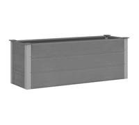 Jardinière contre la corrosion - vidaXL - Lit surélevé de jardin - WPC 150x50x54 cm Gris - design élégant(348821)